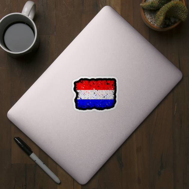 Netherlands flag by Amartwork